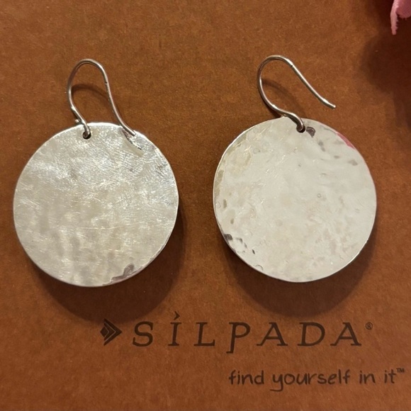 Silpada Quartzite Flower Blossom Sterling Silver Earrings W2138 - Picture 11 of 14